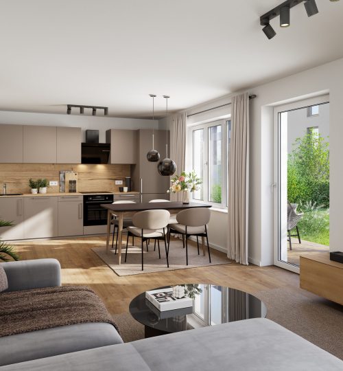 FT_Strandbad Quartier_BA 1_WE 8.06_Wohnen und Kochen
