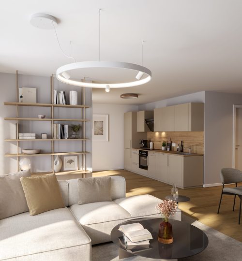 FT_Strandbad Quartier_BA 2_WE 2.17_Wohnen und Kochen